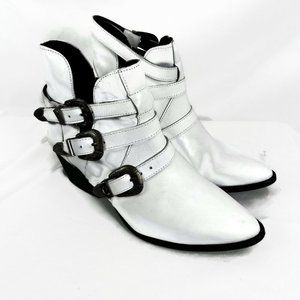 Musse and Cloud Women's Boots Booti Size 8 Western Buckes Bride Made in Spain